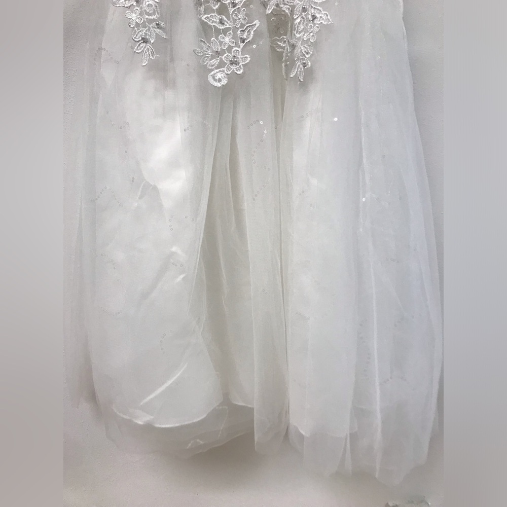 Big Girls First Holy Communion Church Easter Party Wedding Pearls Girl Dress - Picture 4 of 4